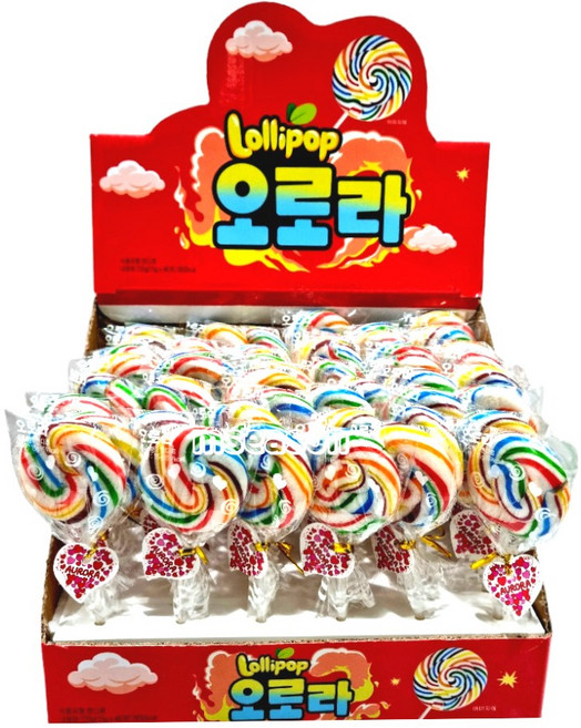 크리스마스 할로윈 화이트데이 롤리팝 막대사탕 오로라캔디, 48개, 15g