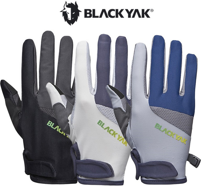[블랙야크]24년SS 공용 벨크로 메쉬장갑 프리즘롱글러브 2BYGVS4902, L/GRAY