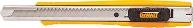 디월트 디월트 캇타칼 풀메타바디 9mm 스냅오프 커터 칼 DWHT10037, 1개