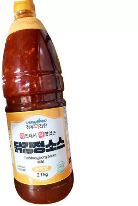 청우 닭강정 소스 2.1kg 8개 대용량 치킨소스 업소용, 1세트