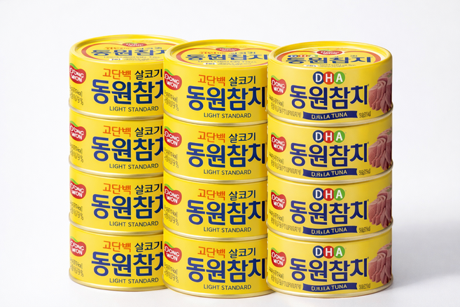 동원 라이트스탠다드 150G 8캔 + DHA 150G 4캔, 100g