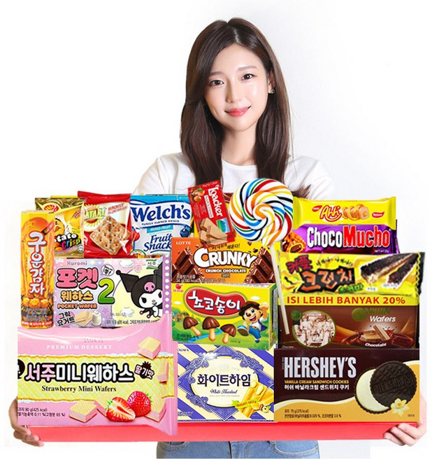 화이트데이 선물 사탕 초콜릿 과자세트 BIG, 1세트, 500g