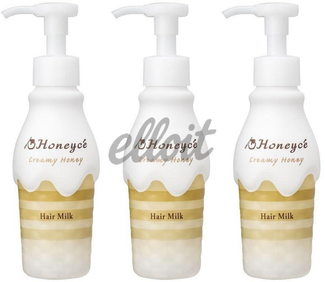 허니체 HONEYCHE 헤어 밀크 크리미 허니 3개 세트, 1개, 1ml