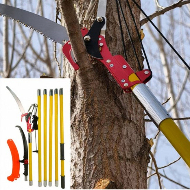 [홈앤원] 길이조절 가지치기 고지가위 톱 풀세트 6M, 1개