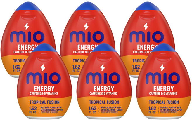 Mio Energy Liquid Water Enhancer Tropical Fusion 1.62 Ounce (Pack of 6), 1.62 Fl Oz (6팩)