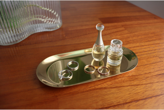 스텐 소품 정리 트레이 다용도 수납 받침대, 단품, 1개