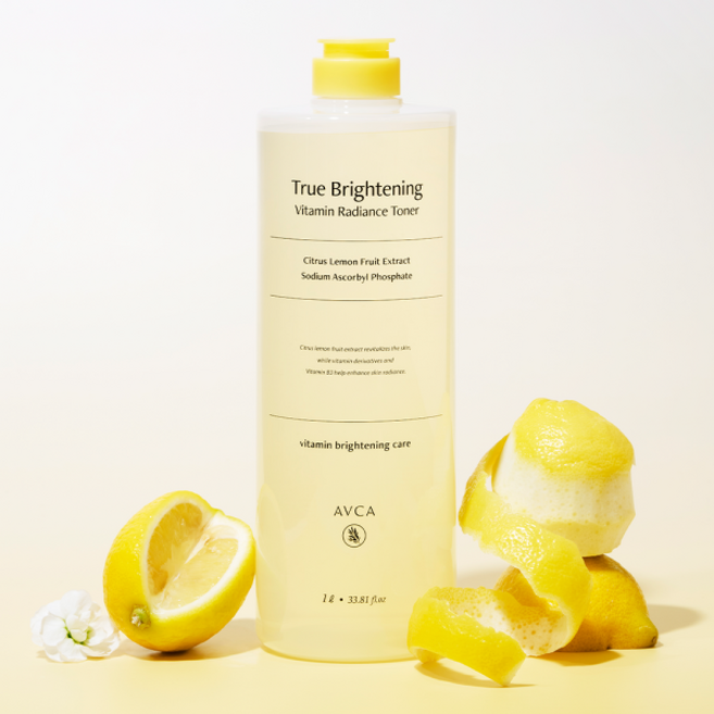 비타민C 레몬 광채 토너 나이아신아마이드 피부톤개선 매끈결정리 1000ml 1개, 1L