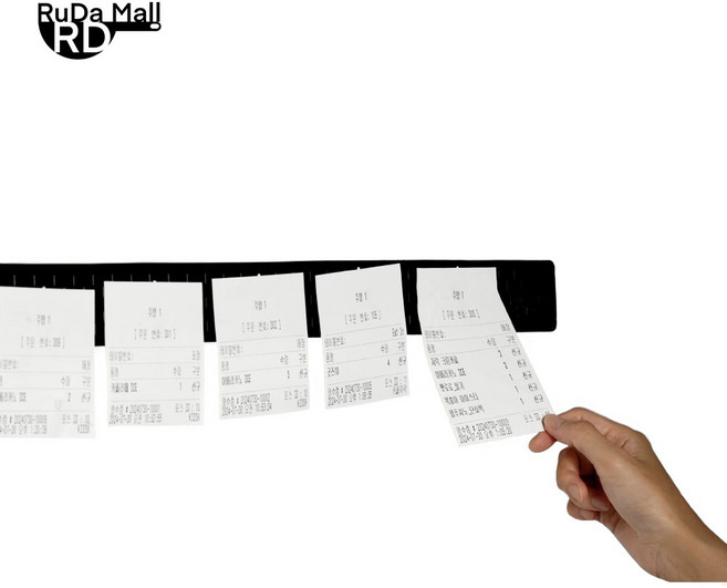 루다몰 주문 착착 오더랙 600 신개념 부착식 오더랙, 1개, 블랙