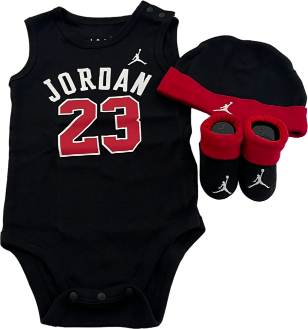 [나이키 정품] 조던 베이비 네이비 우주복+모자+양말 세트 백일선물 출산선물