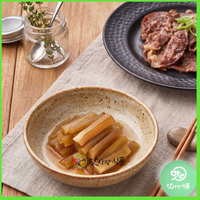 궁채 장아찌 1kg 반찬 절임 뚱채 야마구라게, 1개