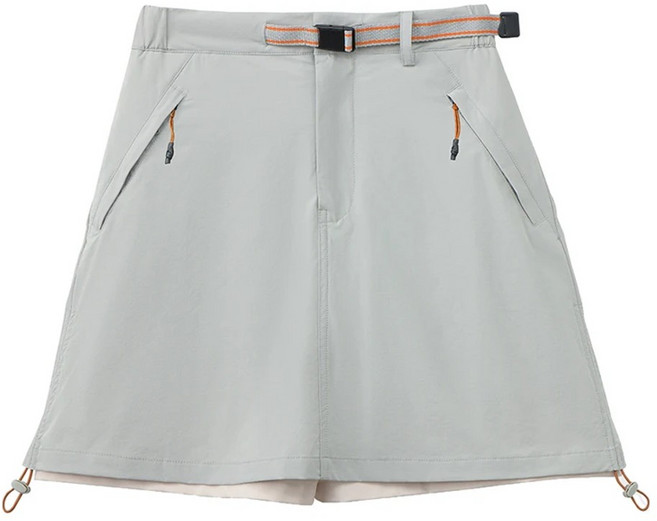 여성 등산 치마바지 경량 스트레치 하이킹 캠핑 러닝 속바지 스커트 아웃도어 퀼로트 노출방지 속건성 통기성 야외활동 트레킹 골프 테니스 스포츠 벨트포함 지퍼포켓 여름 데일리 편한바지