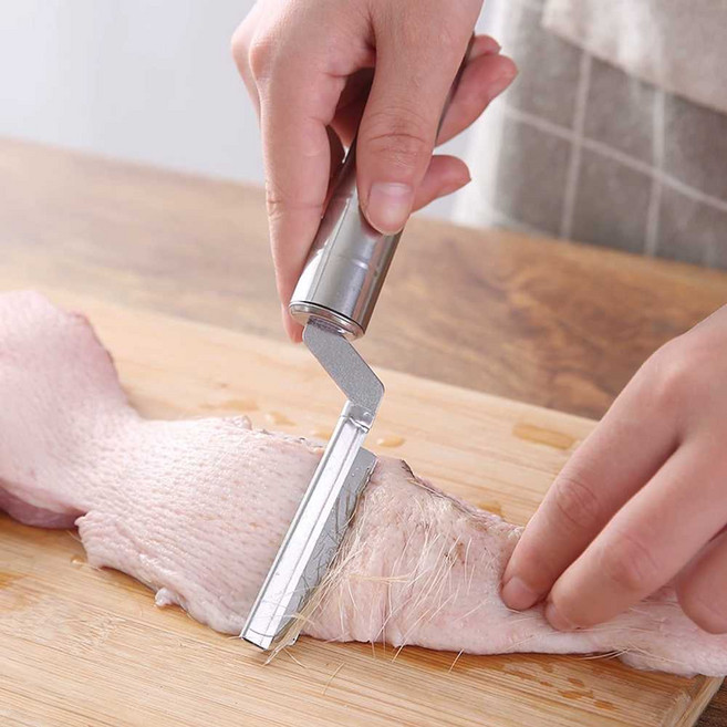 돼지 털 면도기 족발 껍데기 털제거기 손질 비계 제모, 1개, 1개입