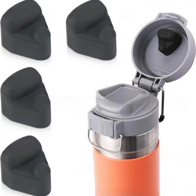 (4개) 호환 스탠리텀블러 퀵플립고 실리콘마개 물병부품 Stanley Quick FLIP GO 물통 24온스 36온스 교체용 리필용, 1개, 2L, 핑크