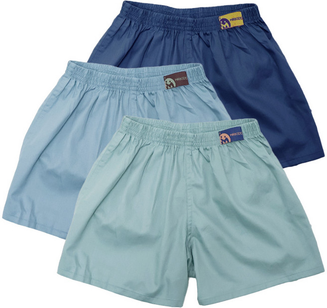 물랑루즈 순면 해피너스 트렁크 사각팬티 3종 남아동