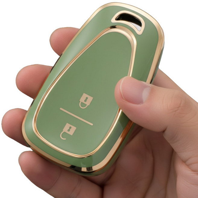 포스워백 말리부 임팔라 트랙스 크루즈 올란도 캡티바 스파크 쉐보레 키케이스, 2버튼, 세이지 그린