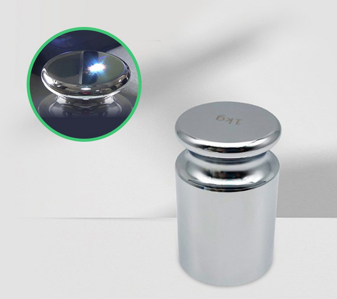 마켓피아 원형 누름쇠 쇠 스텐 손잡이 문진, 1개, 1 Kg