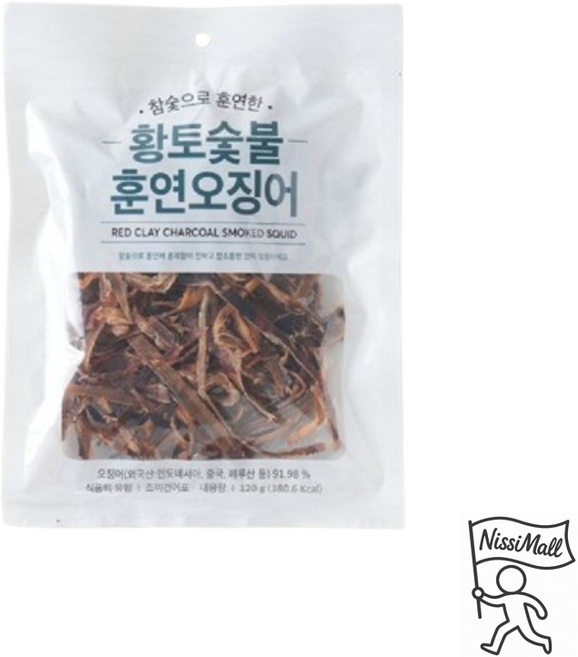 참숯 오징어채, 1개, 120g
