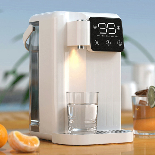 家用桌面即熱飲水機 3L 大容量 2200W 快速加熱 13段溫控, 1個, 1L, S2白色+支架+超濾:美規110V