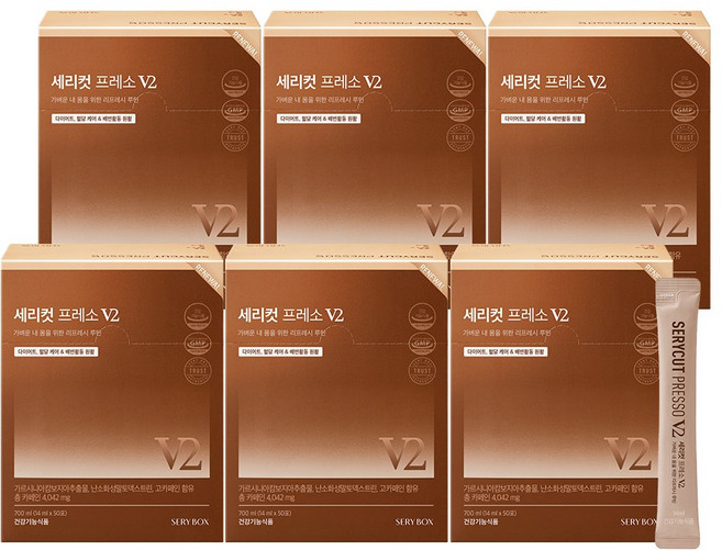 세리박스 세리컷 프레소 V2 50포, 6개, 700ml