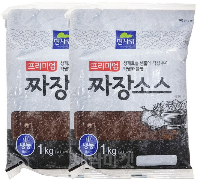 면사랑 프리미엄 짜장소스, 1kg, 2개