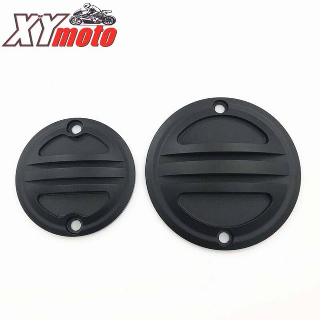 트라이엄프 스트리트 트윈 오토바이 클러치 배지 Acg 검사 커버 본네빌 T100 T120 바버 스럭스톤 스크램블러 2016-20 용, Left and right pair