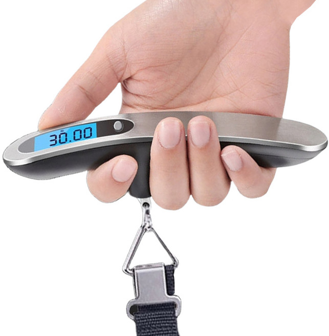 휴앤코 프리미엄 여행용 캐리어 수화물 디지털 손저울 50kg PDL-50, PDL-50kg 수화물 디지털 손저울