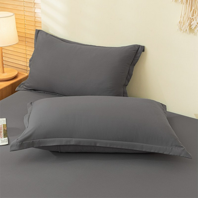 심플 세련된 접이식 항균 부드러운 베개커버 2매