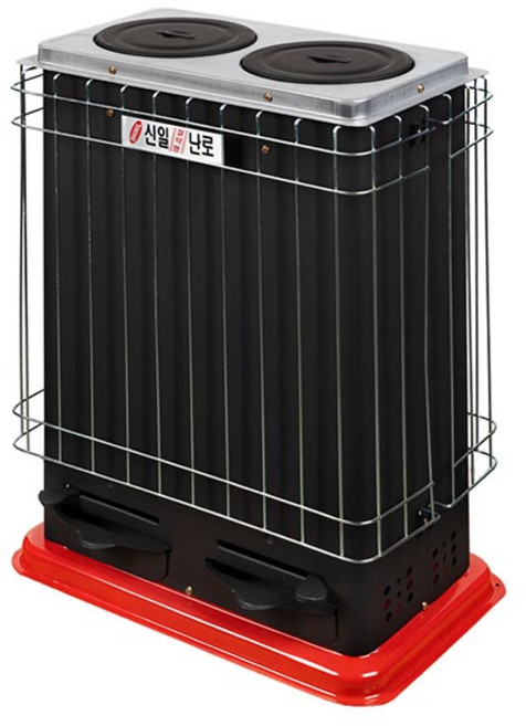 신일금속 연탄난로 2구 6탄 15형 SL-26