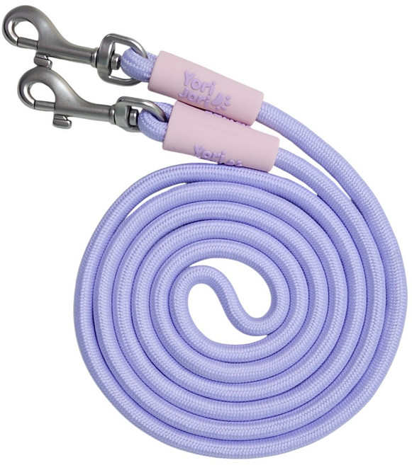 쿨펫츠 다같이가자 추가리드줄 트윈 리드줄 다견 산책줄 1.5m, 퍼플, 1개