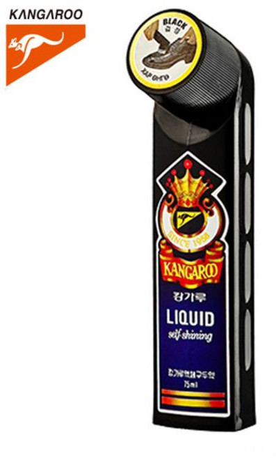 (주)캉가루 캉가루 구두약 50ml 블랙 액체구두약 구두광택제, 1개, 쿠팡2 본상품선택
