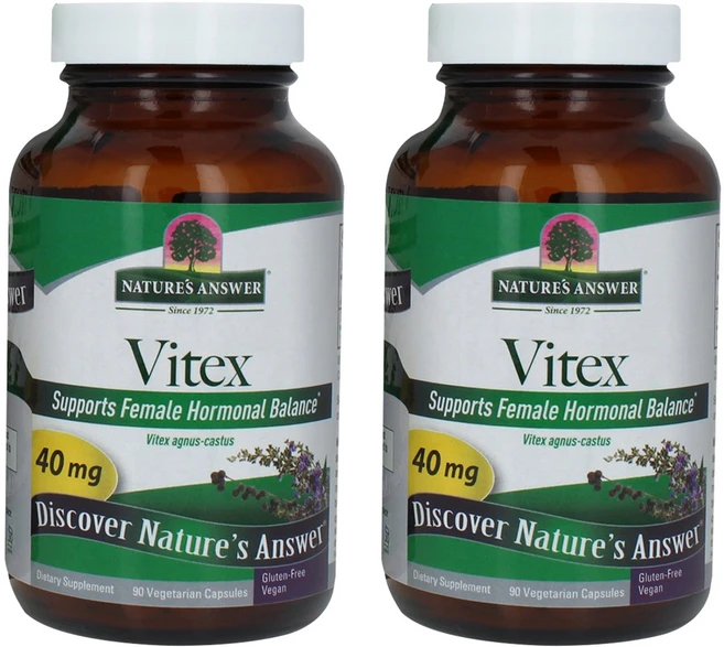 네이쳐스앤서 바이텍스 40mg 베지테리안 캡슐, 2개, 90정 - 쿠팡