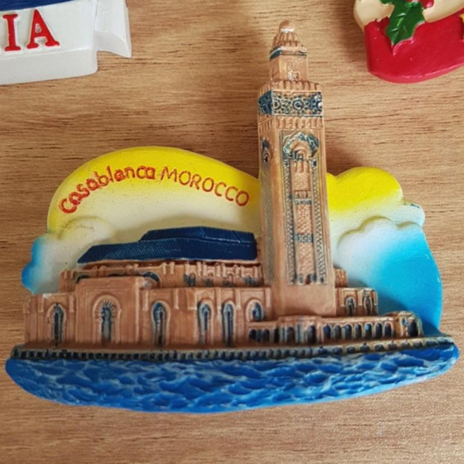 냉장고자석 독일 영국 스위스 크로아티아 미국 캐나다 한국 마그넷 마그네틱 기념품, 더2. 모로코