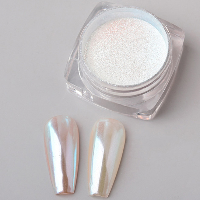 문라이트 달빛 젤네일파우더 오로라 머메이드 미러 진주알 유리알, 1개, 달빛 미러파우더 F타입