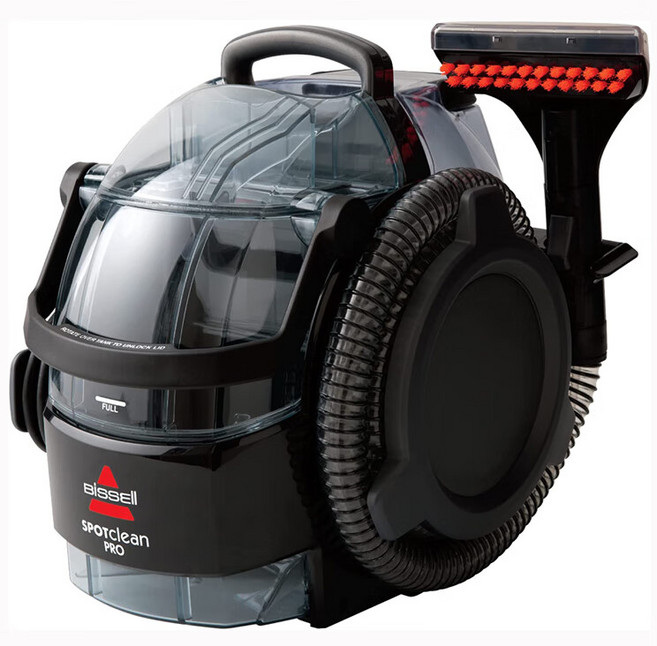 비쎌 패브릭 다용도 스팟클린 프로페셔널 습식 청소기 1558Z, 블랙