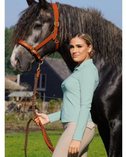 승마복 승마자켓 승마부츠 말부츠 여성용 승마 셔츠 부드러운 긴 소매 상의 라이더 쇼 베이스레이어 티셔츠 의류 착용 패션, 9) LightGreen - S, 1개