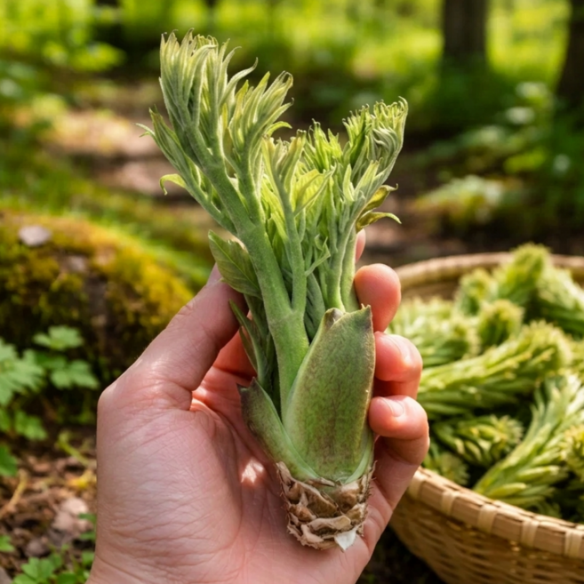 [한정특가] 자연산 참두릅 국내산 두릅, 300g, 1개