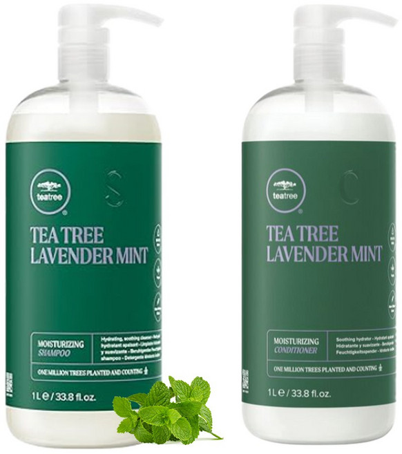 폴미첼 티트리 라벤더민트 샴푸+컨디 1000ml 세트 최신리뉴얼패키지, 1개, 1L