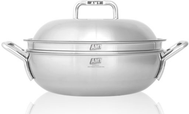 [에이엠티] 독일 AMT 샤프라인 316ti 파티웍 32cm (찜기 뚜껑포함), 1개