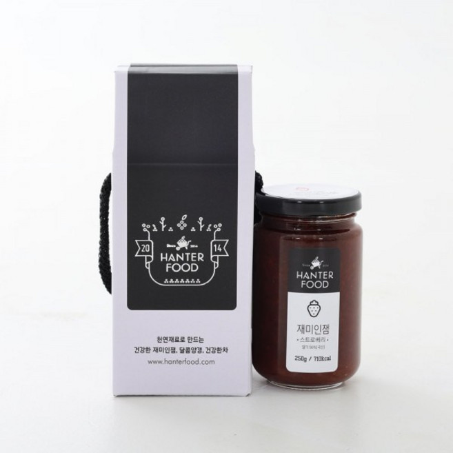 국내산 수제 무설탕 딸기잼, 250g, 1개