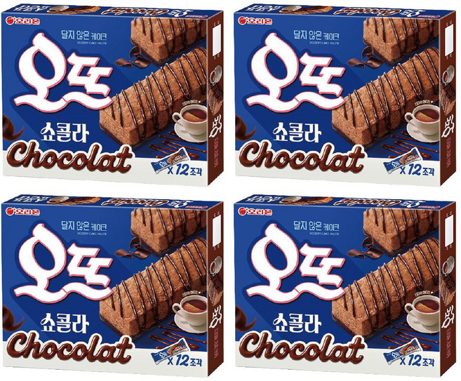 오리온 오뜨 쇼콜라 대용량, 4개