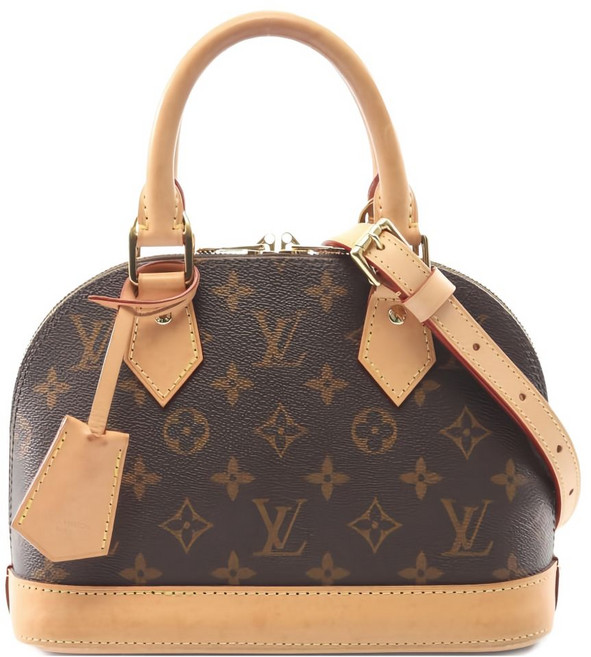 루이 비통 중고 2021 BB 알마 모노그램 토트 백