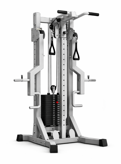 근력소 견고한 홈짐세트 헬스기구 멀티홈짐, 실버, 고급모델(100kg)