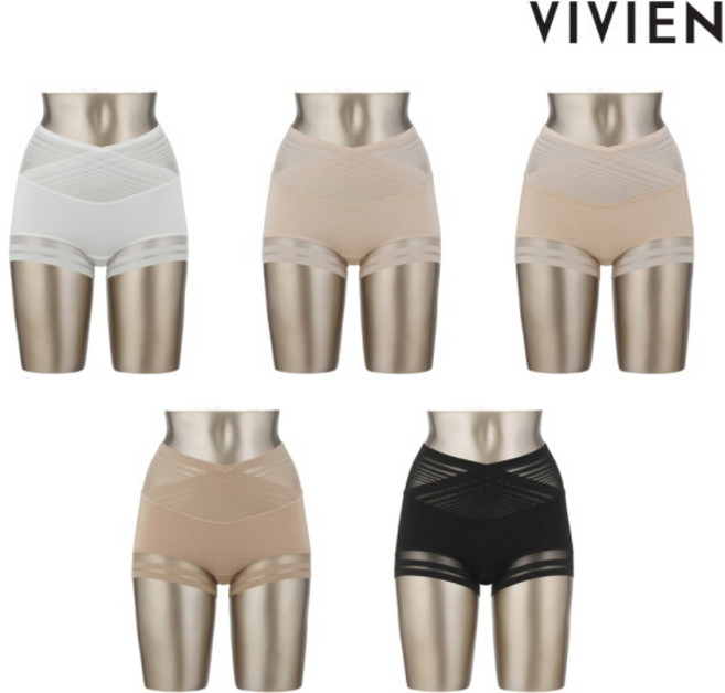 [비비안] 복부보정 편한 팬티2종 (색상랜덤)
