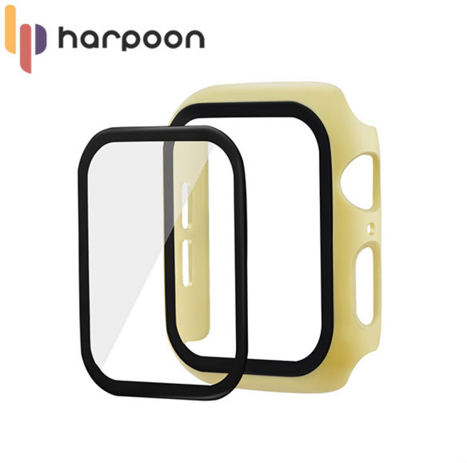 애플워치SE 40mm 44mm 9H 강화글라스 애플워치 케이스, 라이트그린, 애플워치SE_40mm