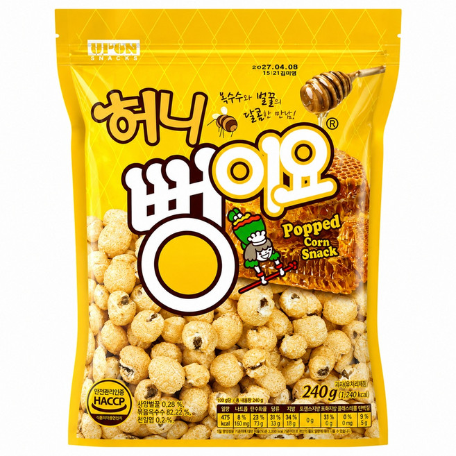 허니 뻥이요, 240g, 6개