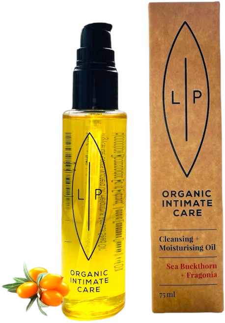 瑞典Lip Intimate Care沙棘芳枸葉私密護理油 溫和潔淨保濕, 75ml, 1件