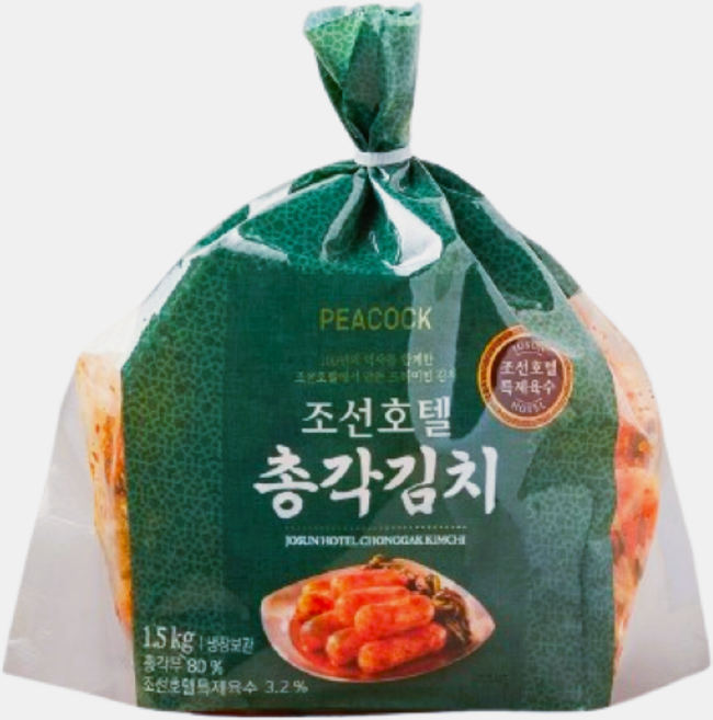 피코크 조선호텔특제육수 총각김치 1.5kg 1개 178394