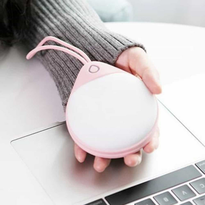 물방울 충전손난로 재사용손난로, 물방울스트랩손난로 스카이블루