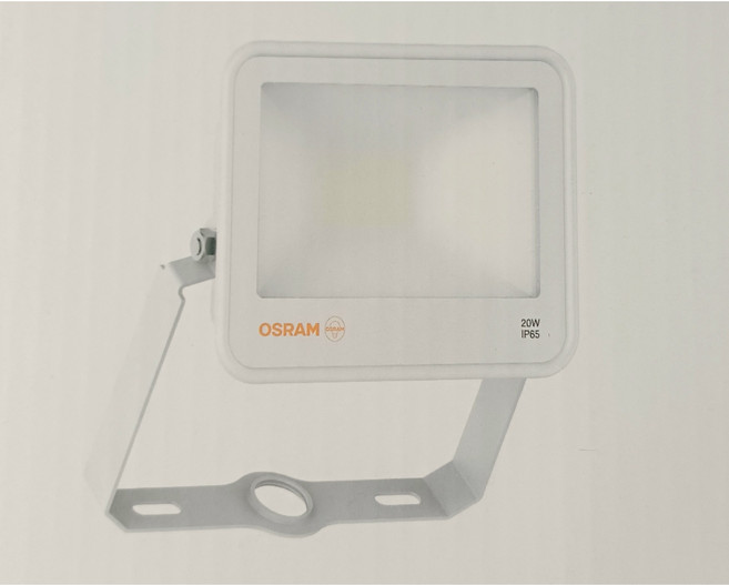 오스람 ECOLITE 20W IP65 투광기 보안등 야외조명, 흰색몸통 주광색