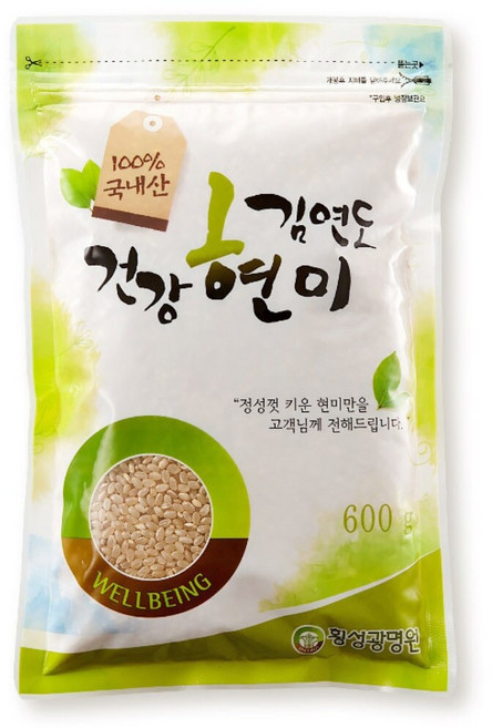 [김연도혼합곡] 웰빙 현미 600g x 4봉, 4개